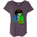 T-Shirts Vintage Purple / X-Small Doctor Warwhol 11 Triblend Dolman Sleeve