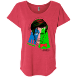 T-Shirts Vintage Red / X-Small Doctor Warwhol 11 Triblend Dolman Sleeve