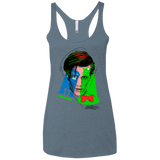 T-Shirts Indigo / X-Small Doctor Warwhol 11 Women's Triblend Racerback Tank