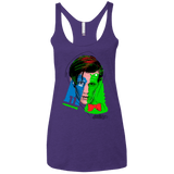 T-Shirts Purple Rush / X-Small Doctor Warwhol 11 Women's Triblend Racerback Tank