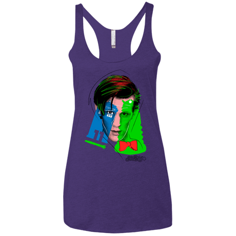 T-Shirts Purple Rush / X-Small Doctor Warwhol 11 Women's Triblend Racerback Tank