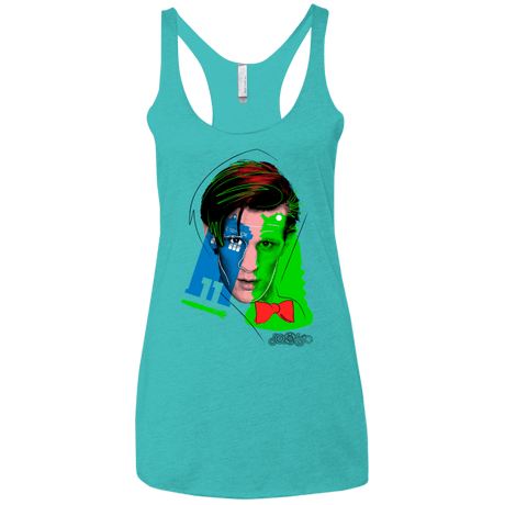 T-Shirts Tahiti Blue / X-Small Doctor Warwhol 11 Women's Triblend Racerback Tank