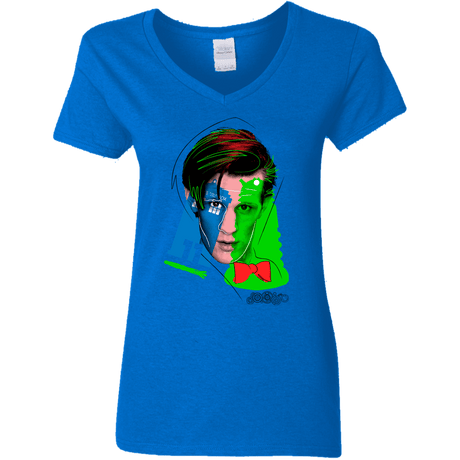 T-Shirts Royal / S Doctor Warwhol 11 Women's V-Neck T-Shirt