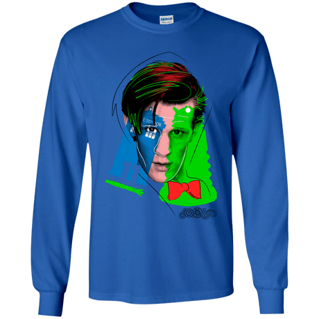 T-Shirts Royal / YS Doctor Warwhol 11 Youth Long Sleeve T-Shirt