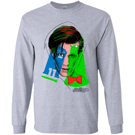T-Shirts Sport Grey / YS Doctor Warwhol 11 Youth Long Sleeve T-Shirt