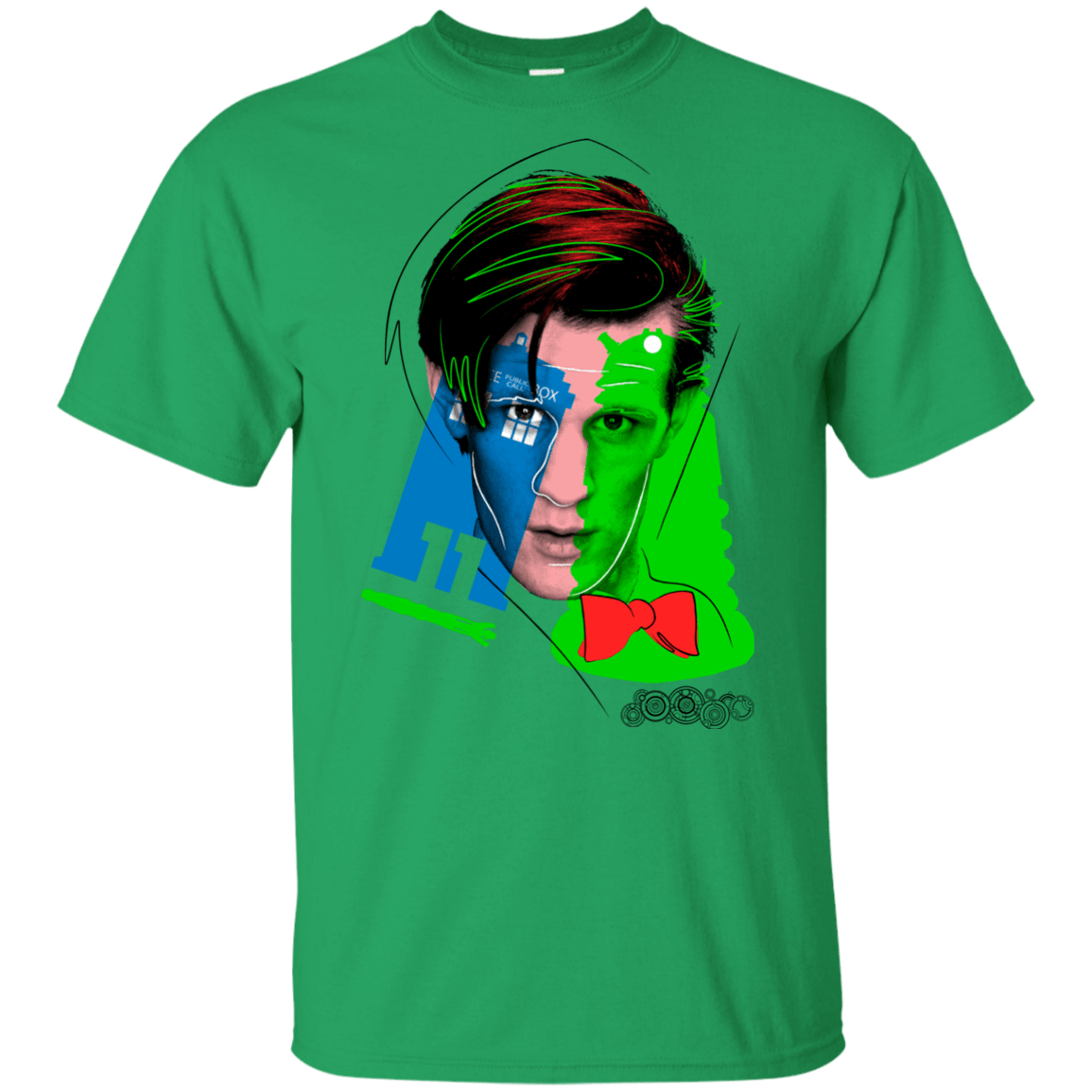 T-Shirts Irish Green / YXS Doctor Warwhol 11 Youth T-Shirt