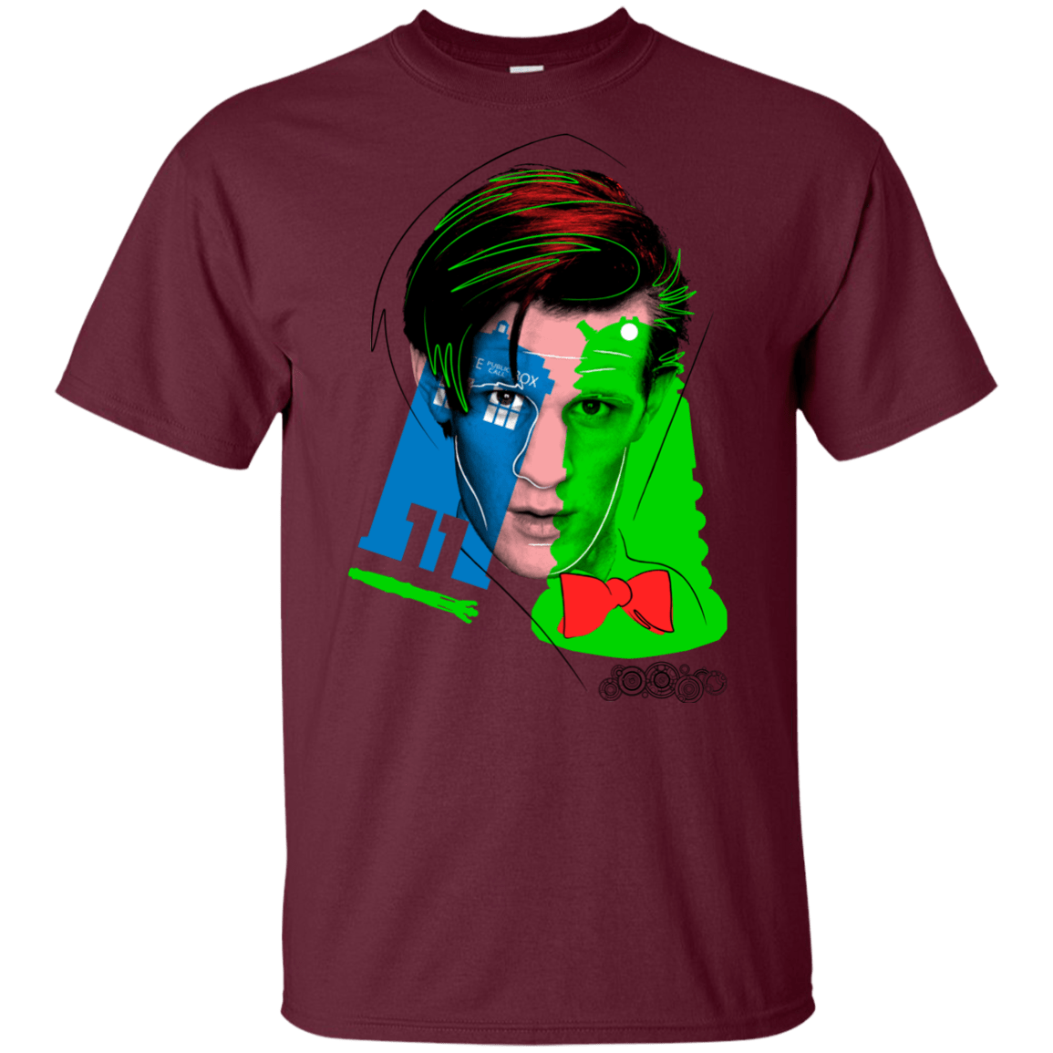 T-Shirts Maroon / YXS Doctor Warwhol 11 Youth T-Shirt