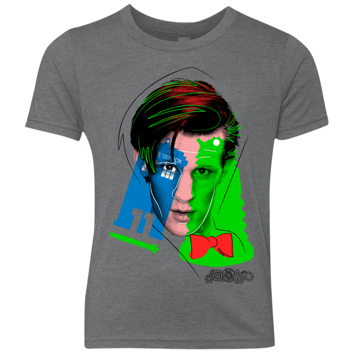 T-Shirts Premium Heather / YXS Doctor Warwhol 11 Youth Triblend T-Shirt