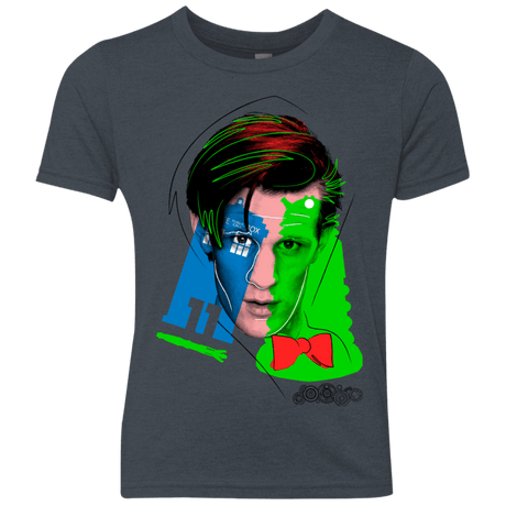 T-Shirts Vintage Navy / YXS Doctor Warwhol 11 Youth Triblend T-Shirt