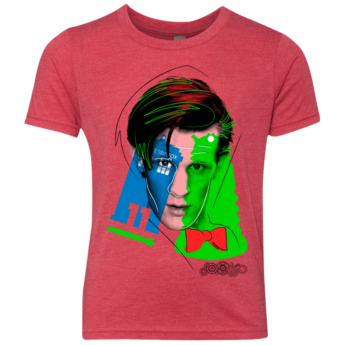 T-Shirts Vintage Red / YXS Doctor Warwhol 11 Youth Triblend T-Shirt