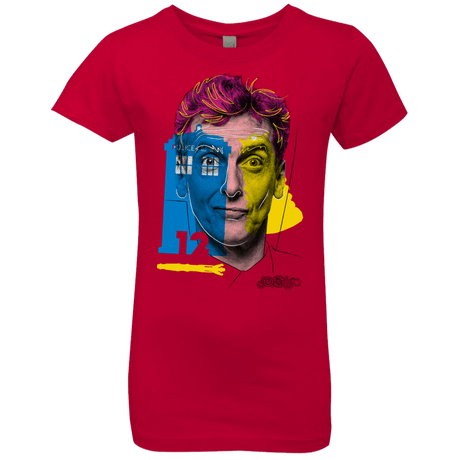 T-Shirts Red / YXS Doctor Warwhol 12 Girls Premium T-Shirt