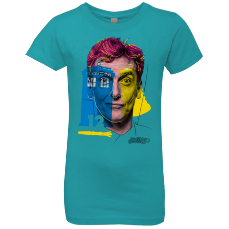 T-Shirts Tahiti Blue / YXS Doctor Warwhol 12 Girls Premium T-Shirt