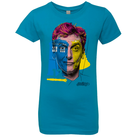 T-Shirts Turquoise / YXS Doctor Warwhol 12 Girls Premium T-Shirt