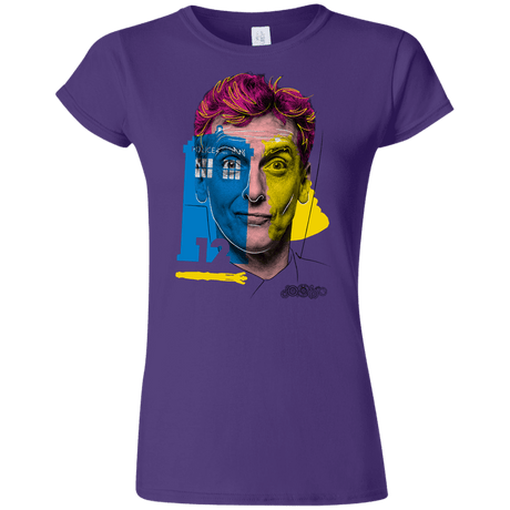 T-Shirts Purple / S Doctor Warwhol 12 Junior Slimmer-Fit T-Shirt