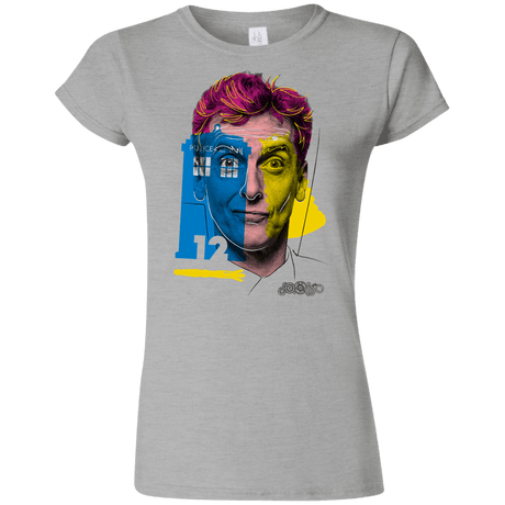 T-Shirts Sport Grey / S Doctor Warwhol 12 Junior Slimmer-Fit T-Shirt