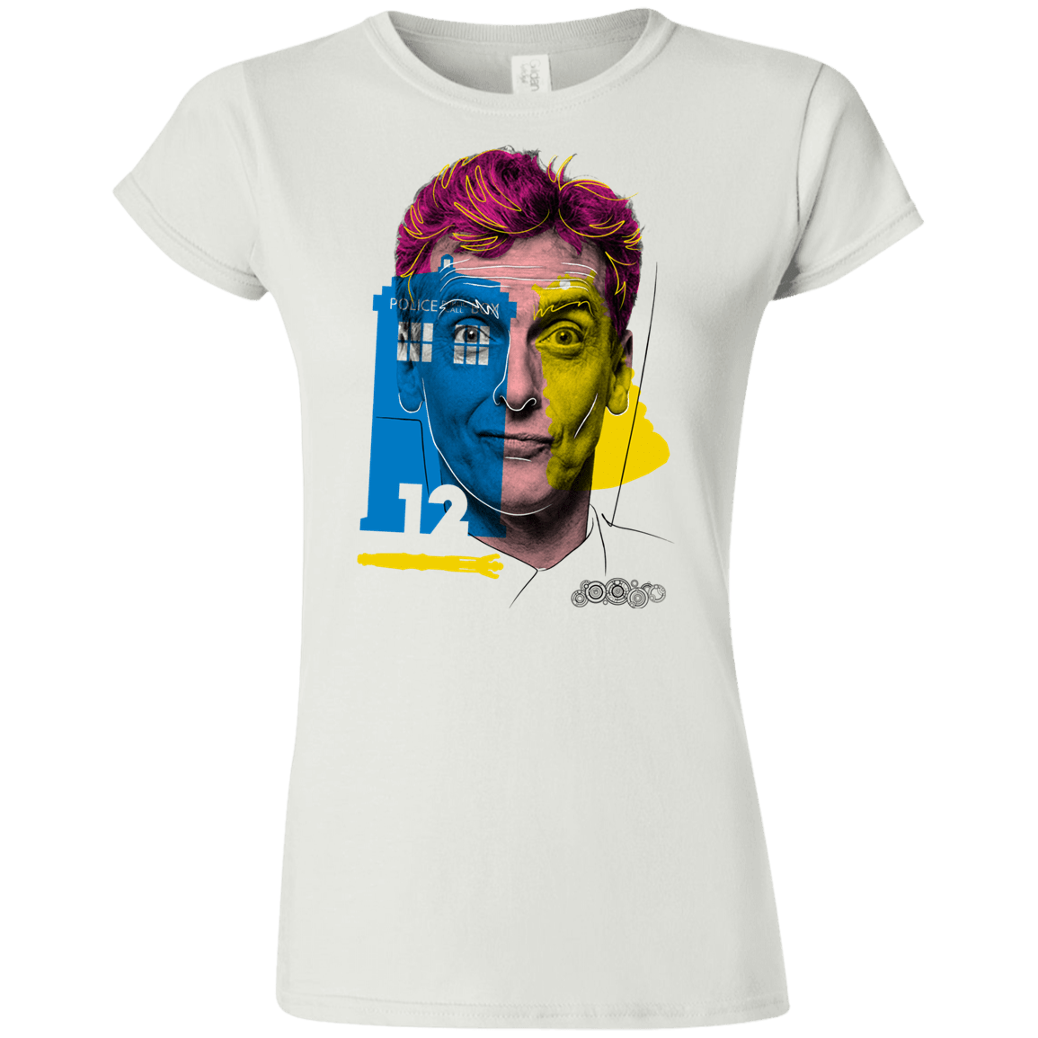 T-Shirts White / S Doctor Warwhol 12 Junior Slimmer-Fit T-Shirt