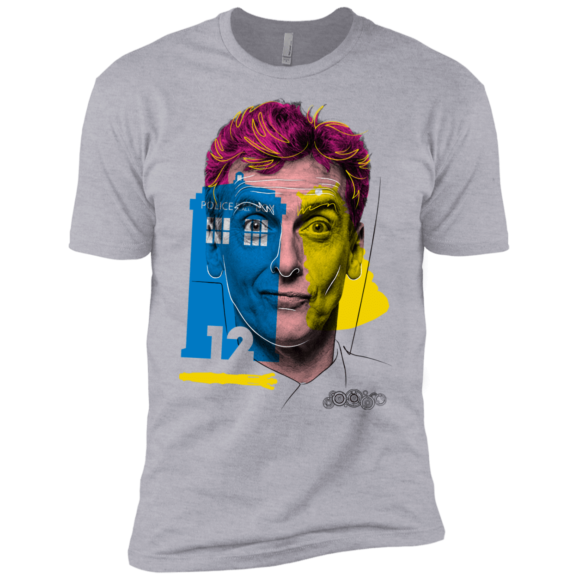 T-Shirts Heather Grey / X-Small Doctor Warwhol 12 Men's Premium T-Shirt