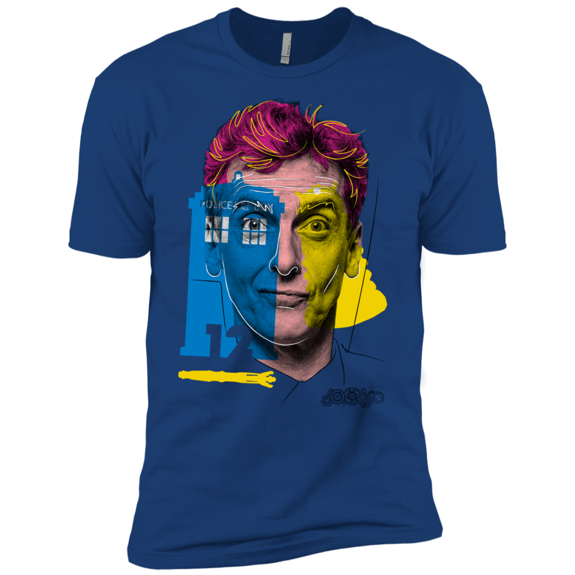 T-Shirts Royal / X-Small Doctor Warwhol 12 Men's Premium T-Shirt