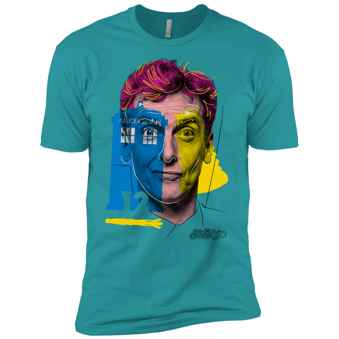 T-Shirts Tahiti Blue / X-Small Doctor Warwhol 12 Men's Premium T-Shirt