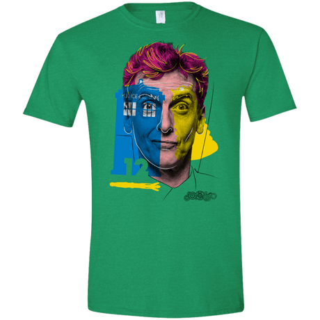 T-Shirts Heather Irish Green / S Doctor Warwhol 12 Men's Semi-Fitted Softstyle