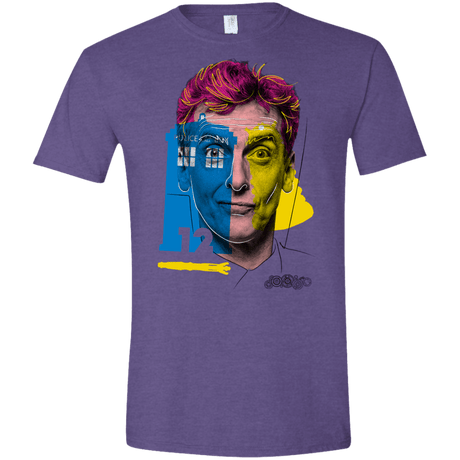 T-Shirts Heather Purple / S Doctor Warwhol 12 Men's Semi-Fitted Softstyle