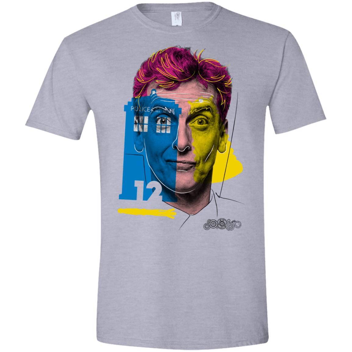 T-Shirts Sport Grey / X-Small Doctor Warwhol 12 Men's Semi-Fitted Softstyle