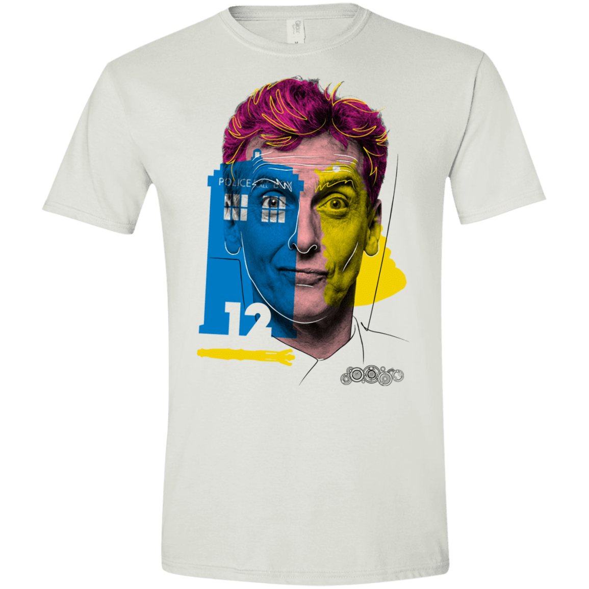 T-Shirts White / X-Small Doctor Warwhol 12 Men's Semi-Fitted Softstyle