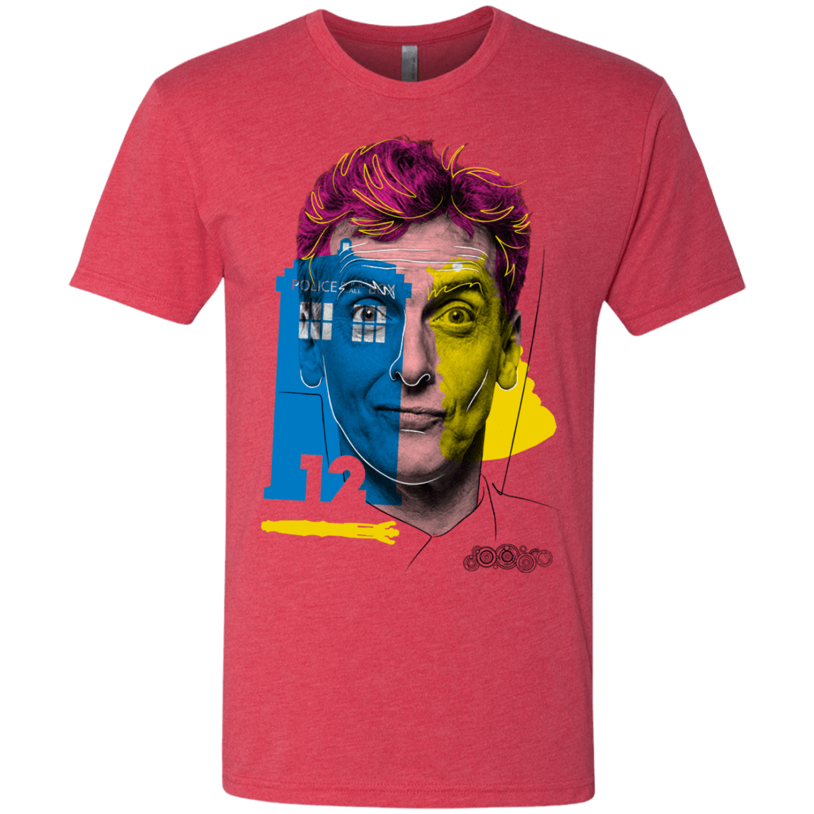 T-Shirts Vintage Red / S Doctor Warwhol 12 Men's Triblend T-Shirt