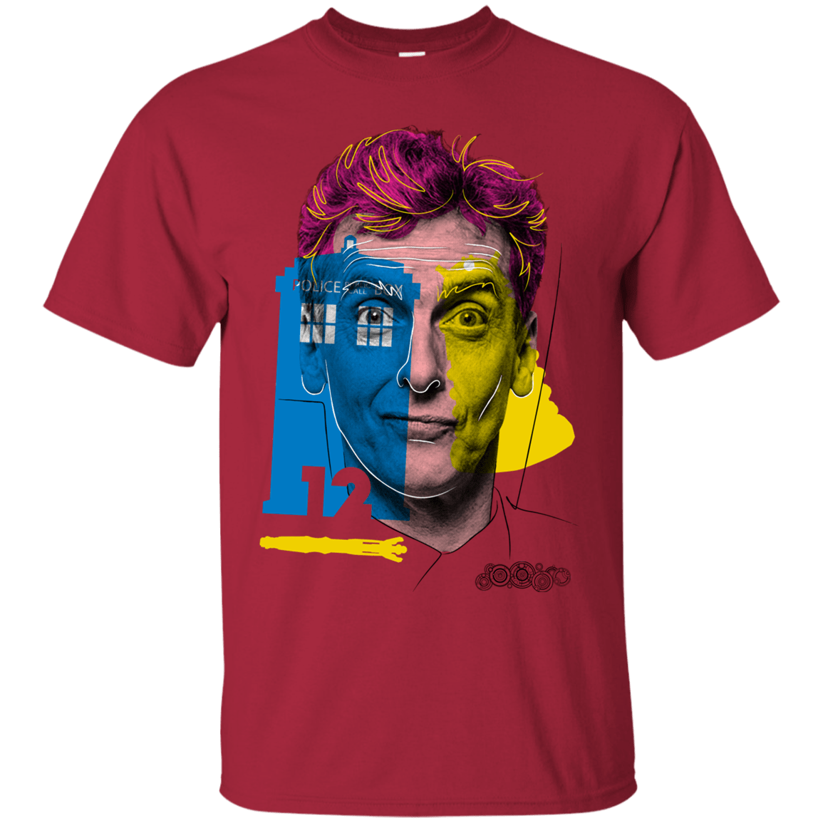 T-Shirts Cardinal / S Doctor Warwhol 12 T-Shirt