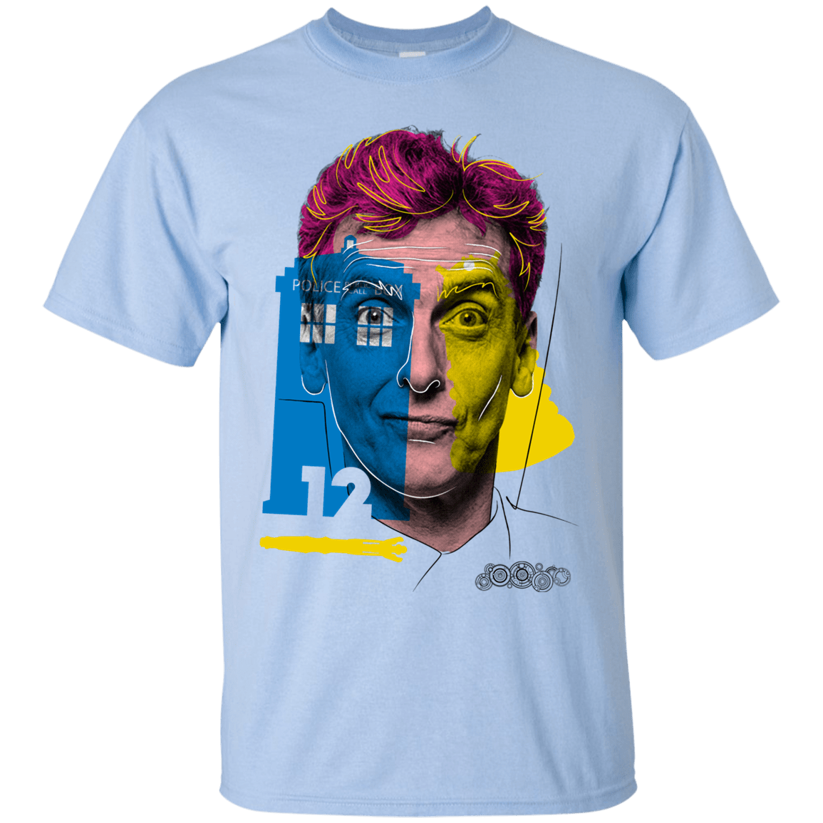 T-Shirts Light Blue / S Doctor Warwhol 12 T-Shirt