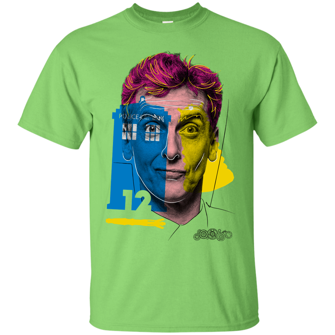 T-Shirts Lime / S Doctor Warwhol 12 T-Shirt