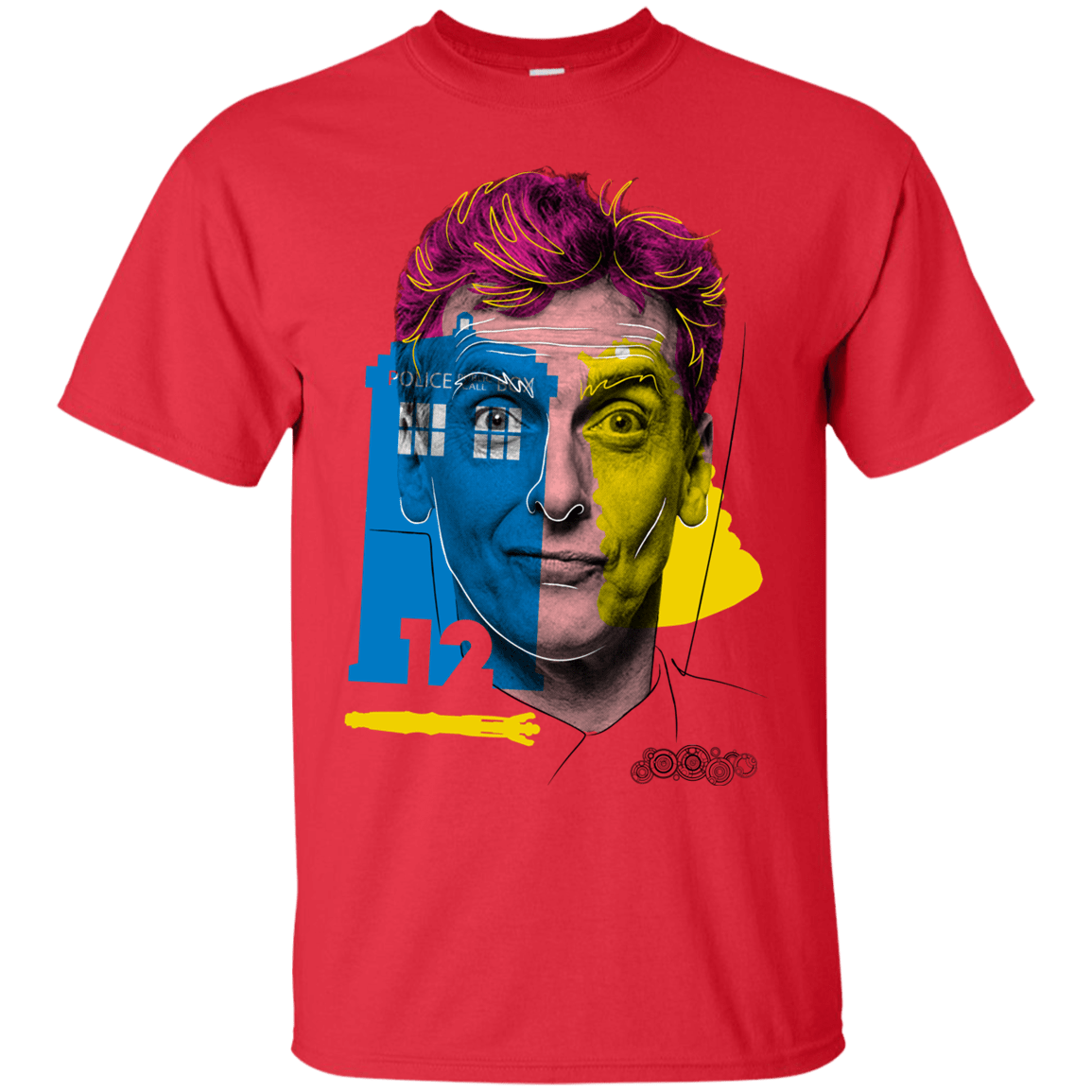 T-Shirts Red / S Doctor Warwhol 12 T-Shirt