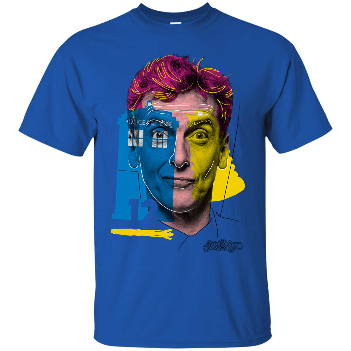 T-Shirts Royal / S Doctor Warwhol 12 T-Shirt