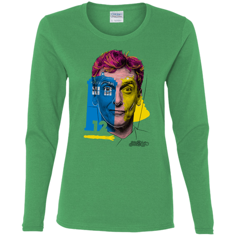 T-Shirts Irish Green / S Doctor Warwhol 12 Women's Long Sleeve T-Shirt
