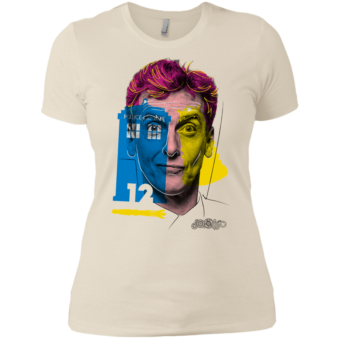 T-Shirts Ivory/ / X-Small Doctor Warwhol 12 Women's Premium T-Shirt