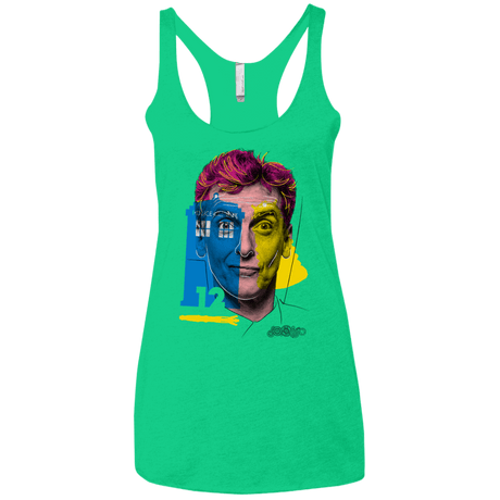 T-Shirts Envy / X-Small Doctor Warwhol 12 Women's Triblend Racerback Tank