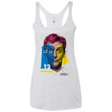 T-Shirts Heather White / X-Small Doctor Warwhol 12 Women's Triblend Racerback Tank