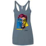 T-Shirts Indigo / X-Small Doctor Warwhol 12 Women's Triblend Racerback Tank