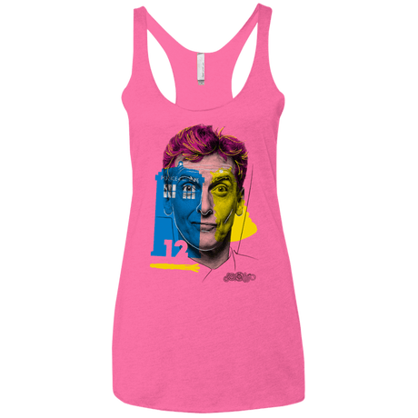 T-Shirts Vintage Pink / X-Small Doctor Warwhol 12 Women's Triblend Racerback Tank
