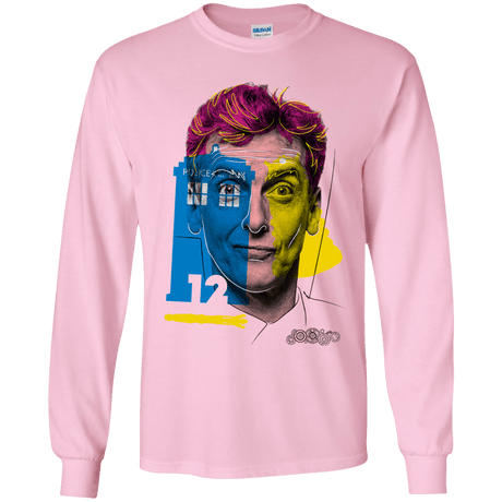 T-Shirts Light Pink / YS Doctor Warwhol 12 Youth Long Sleeve T-Shirt