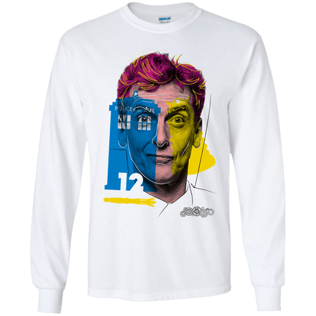T-Shirts White / YS Doctor Warwhol 12 Youth Long Sleeve T-Shirt
