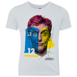 T-Shirts Heather White / YXS Doctor Warwhol 12 Youth Triblend T-Shirt