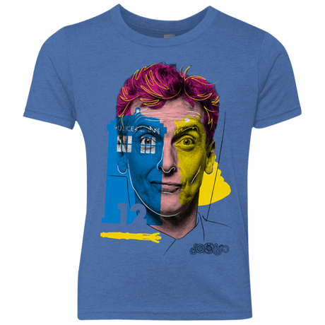 T-Shirts Vintage Royal / YXS Doctor Warwhol 12 Youth Triblend T-Shirt