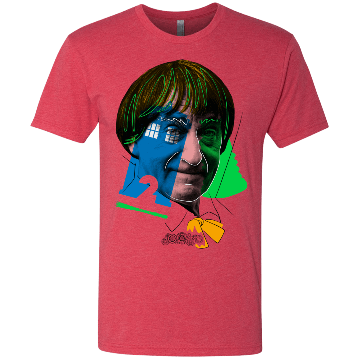 T-Shirts Vintage Red / S Doctor Warwhol 2 Men's Triblend T-Shirt