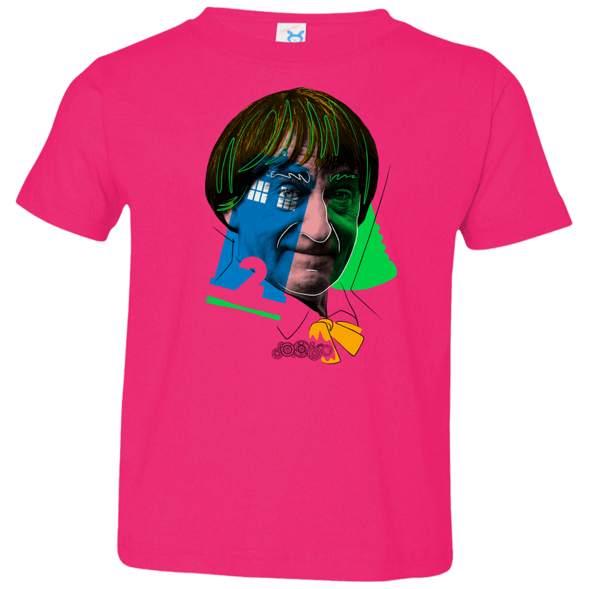 T-Shirts Hot Pink / 2T Doctor Warwhol 2 Toddler Premium T-Shirt