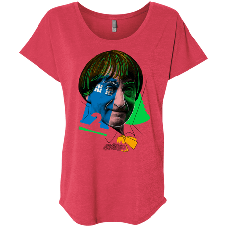 T-Shirts Vintage Red / X-Small Doctor Warwhol 2 Triblend Dolman Sleeve