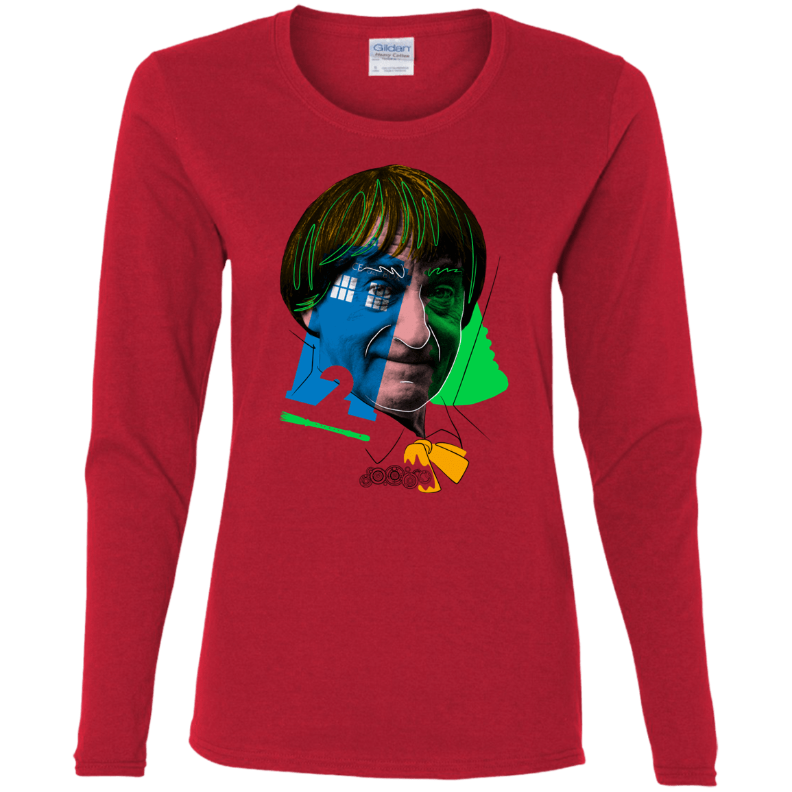 T-Shirts Red / S Doctor Warwhol 2 Women's Long Sleeve T-Shirt
