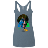 T-Shirts Indigo / X-Small Doctor Warwhol 2 Women's Triblend Racerback Tank