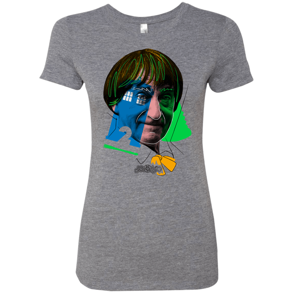 T-Shirts Premium Heather / S Doctor Warwhol 2 Women's Triblend T-Shirt