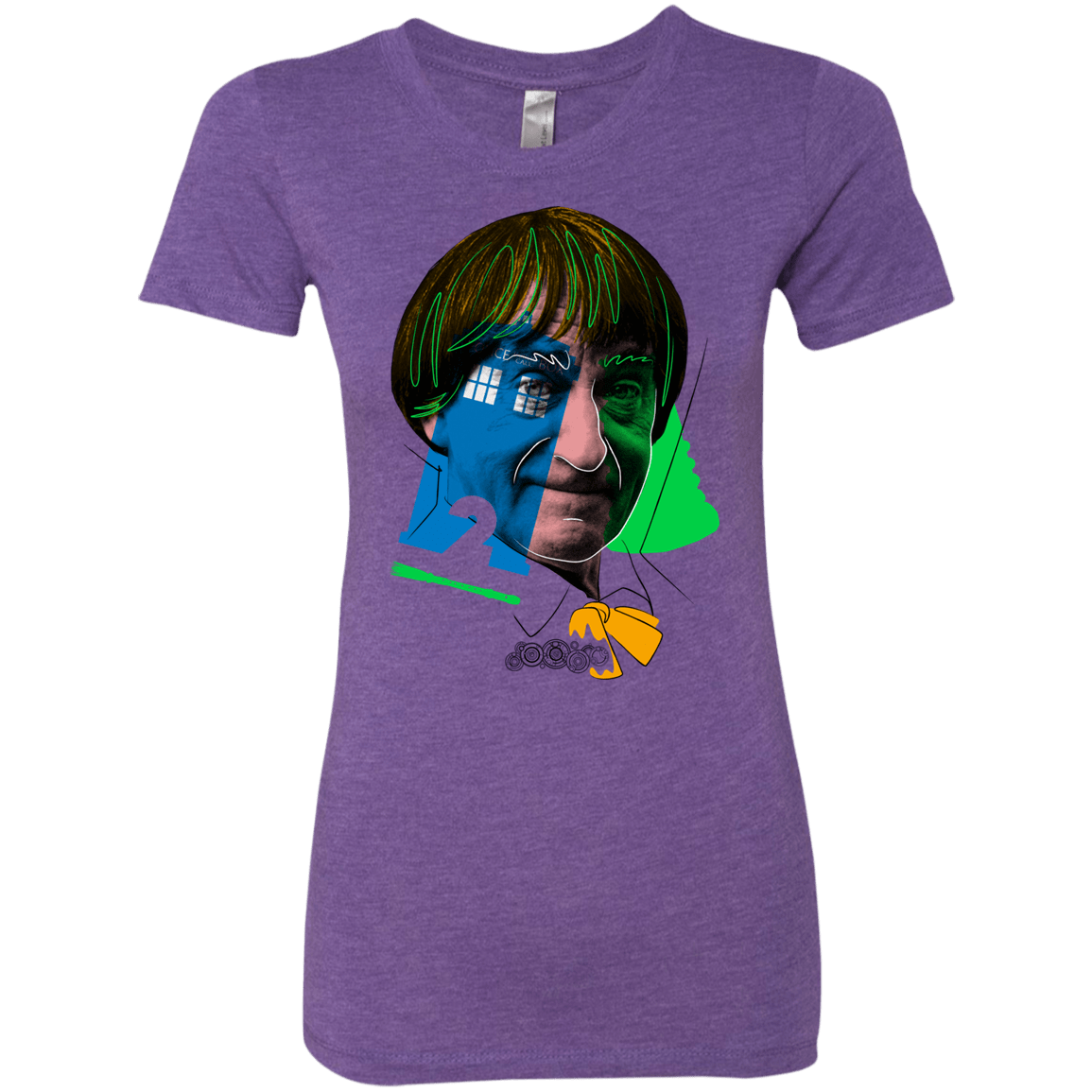 T-Shirts Purple Rush / S Doctor Warwhol 2 Women's Triblend T-Shirt